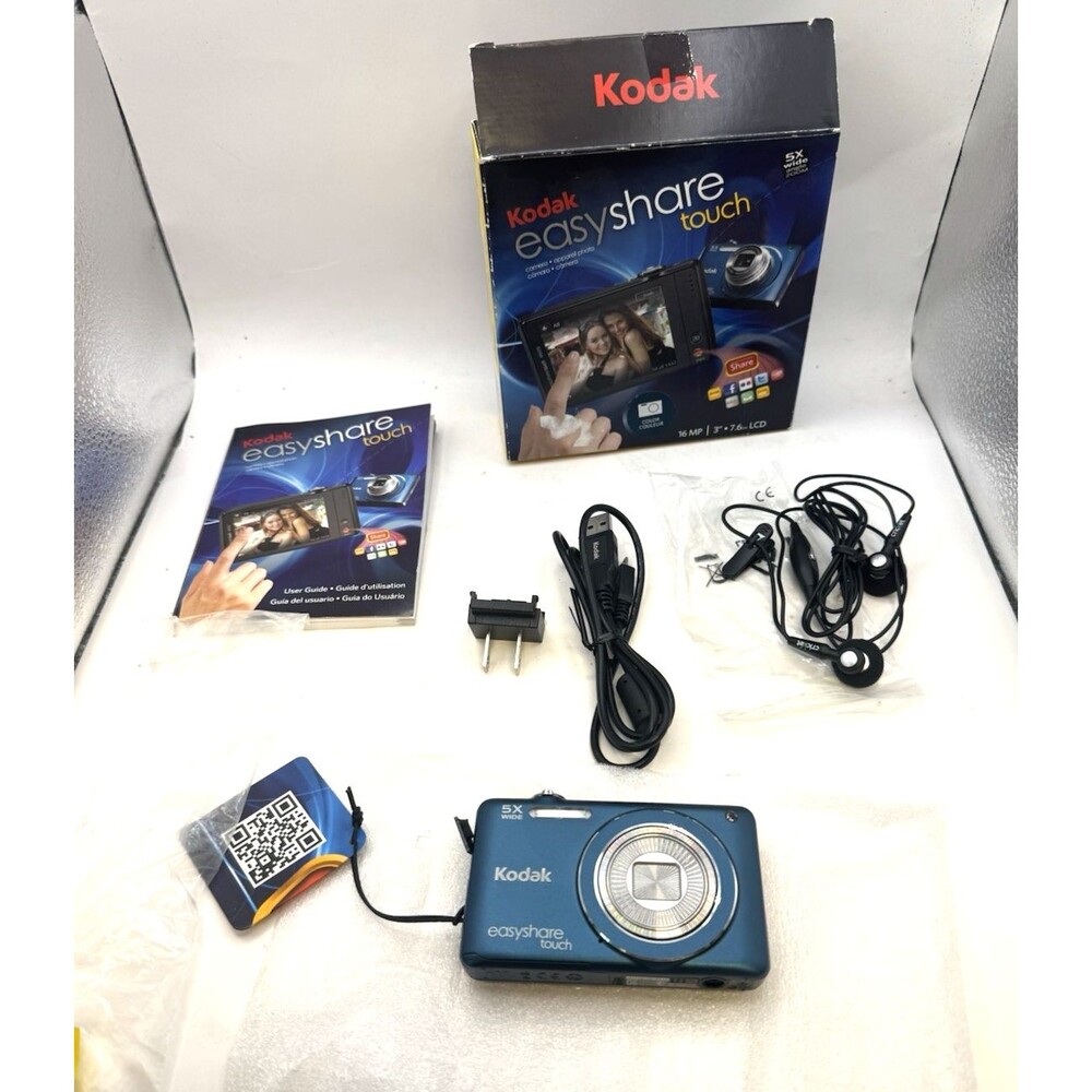Kodak EasyShare Touch M5370 16.0MP Digital Camera Color: Blue NEW